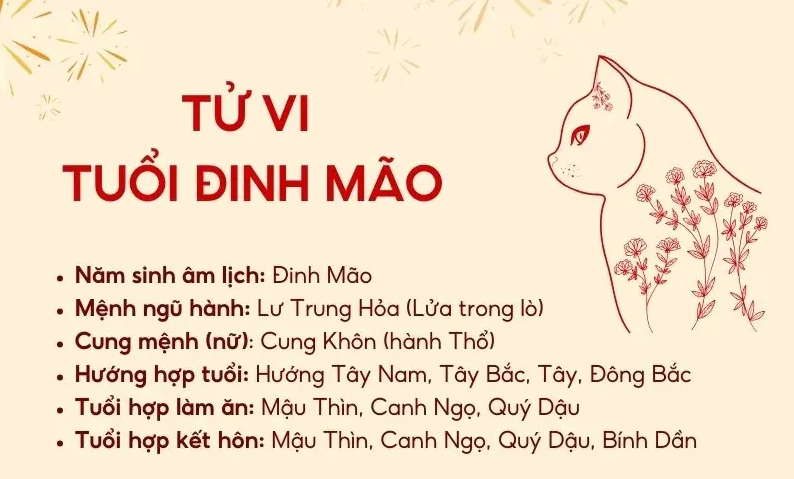 Năm 1987 tuổi Đinh Mão hợp hướng nhà nào giúp hút tài lộc?